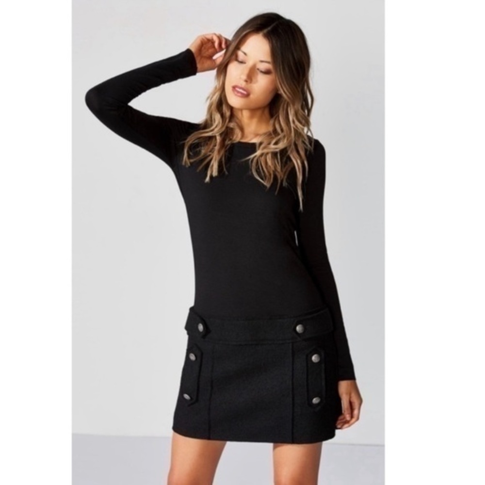 ✅ Bailey/44 Dress Oksana Mock Neck Two Piece in Black
